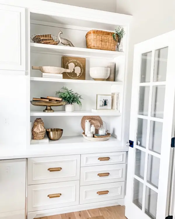 Use items that have special meaning when shelf styling