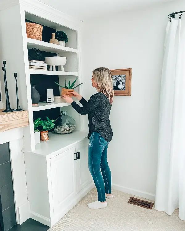 Styling my shelves