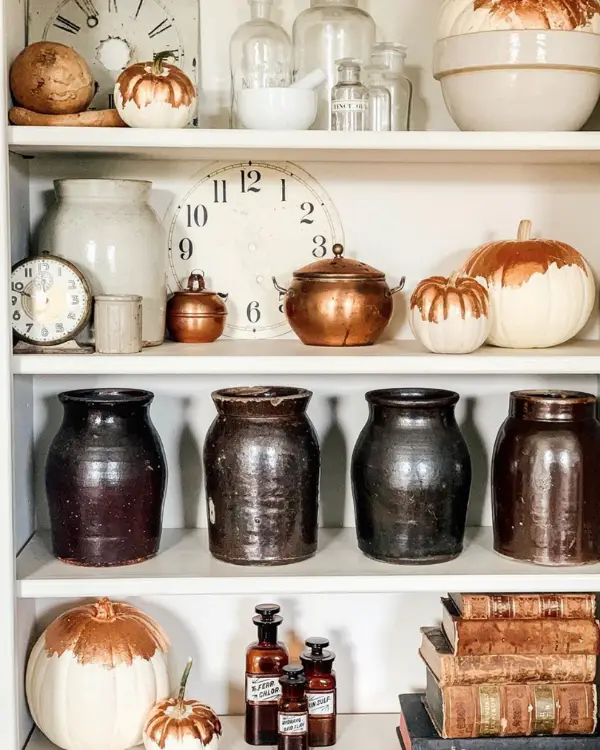More copper touches, a simple way to decorate for Fall