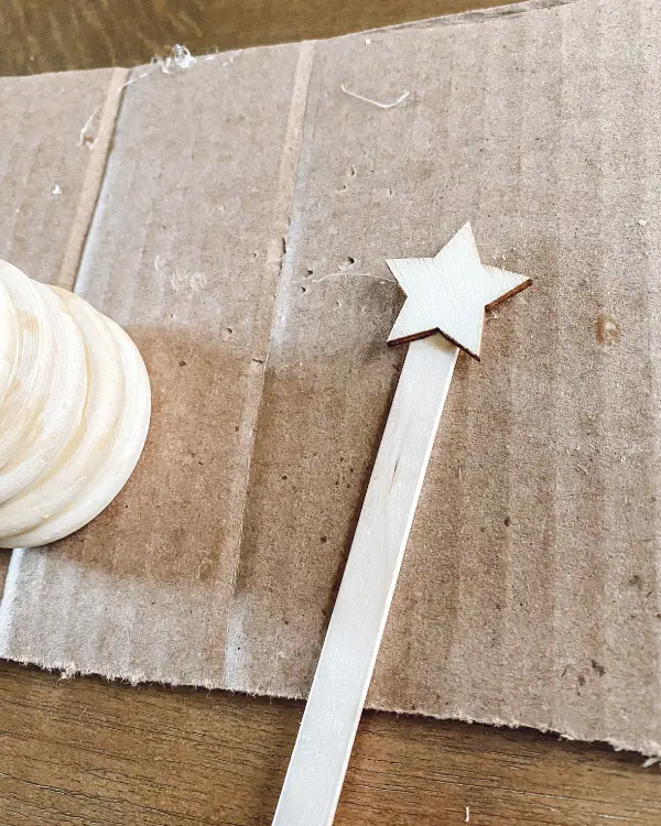 The star on a popsicle stick
