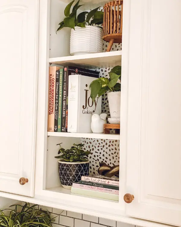 Adding wallpaper was a simple way to update the kitchen.