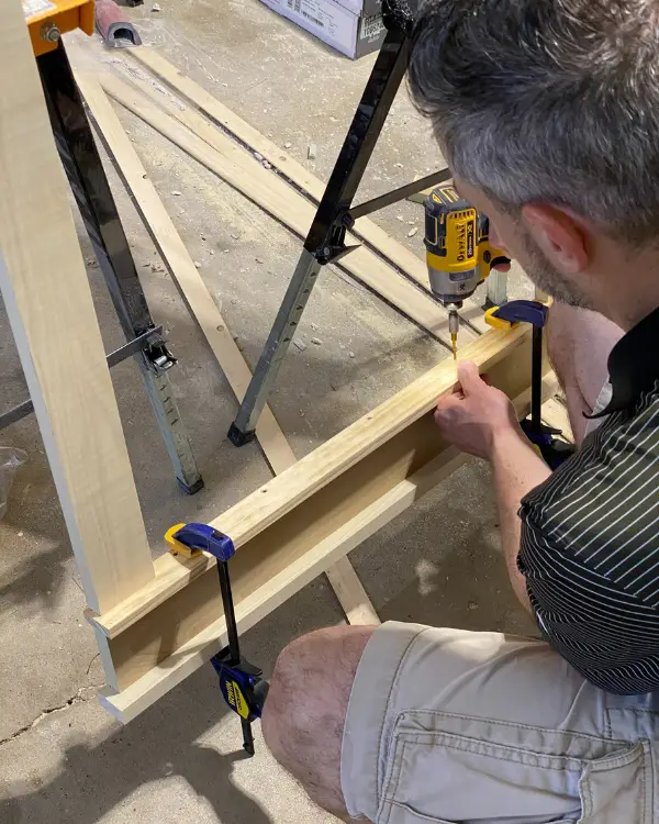 How to build a window trim. screw them together with trim screws.