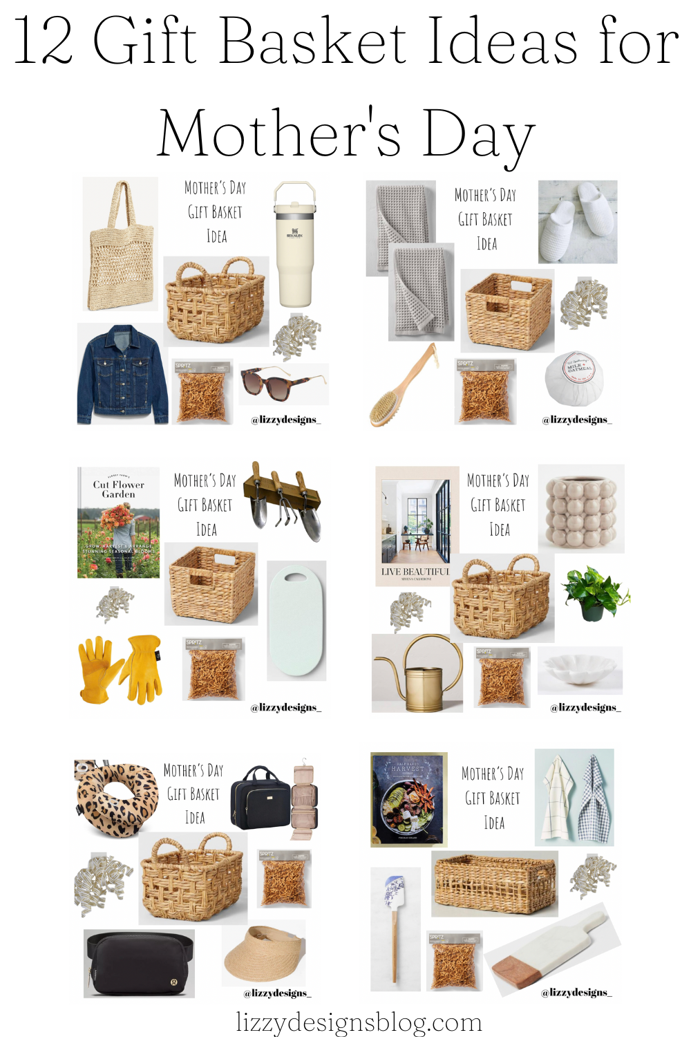 12 DIY Gift Basket Ideas for Mother's Day that Mom Will Love!