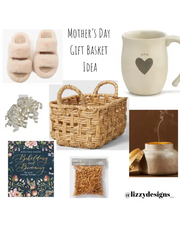 cozy gift basket for her