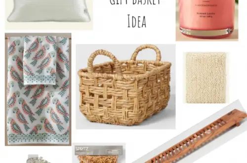 Mother's Day gift basket idea to pamper Mom