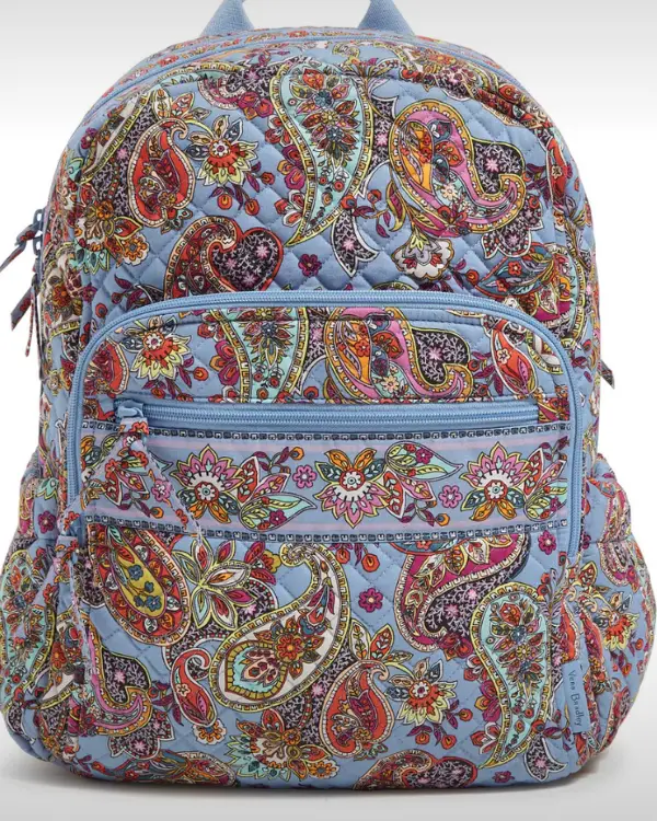 A fun patterned backpack is a travel must have you need on your next trip.