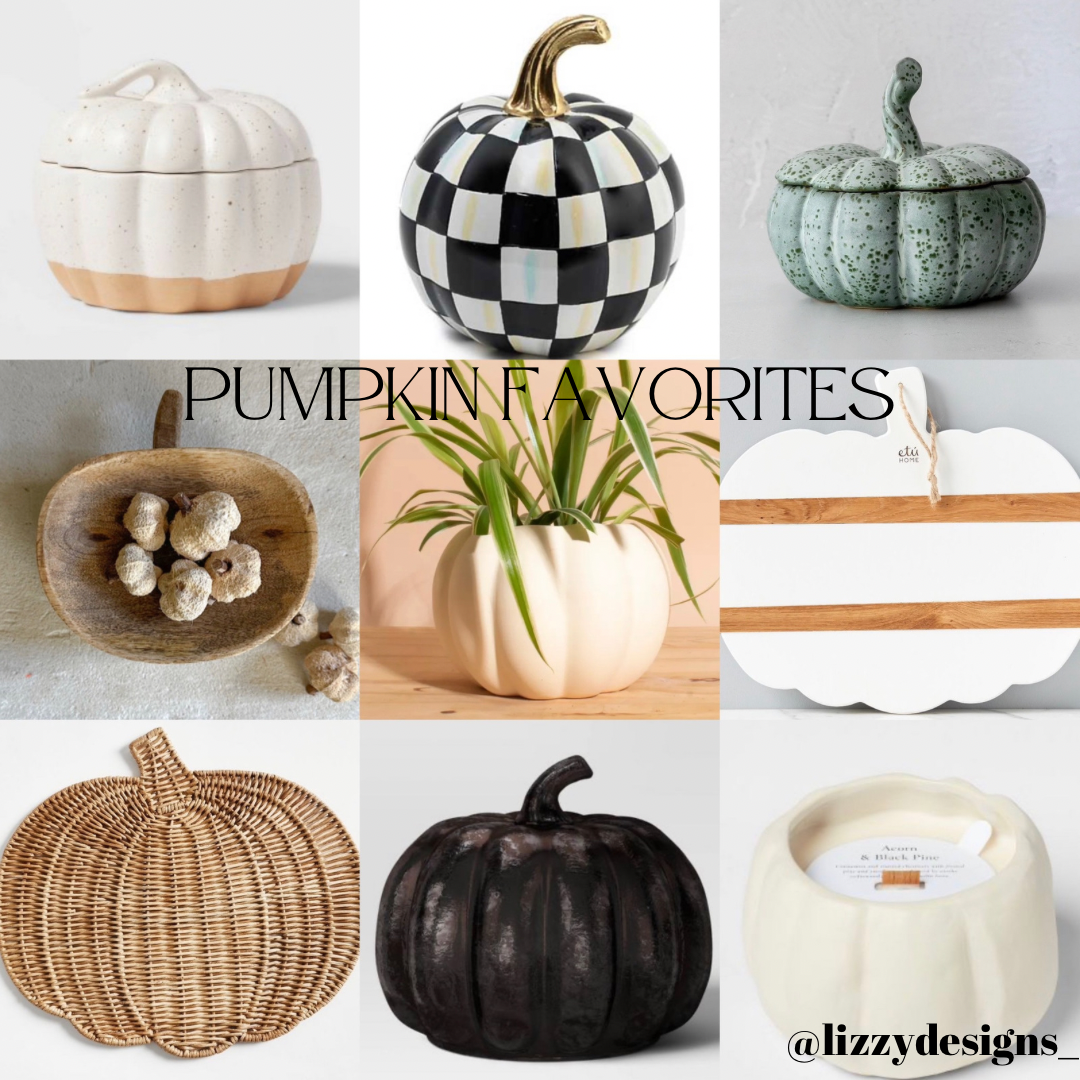 simple fall decor ideas for the home: pumpkin favorites