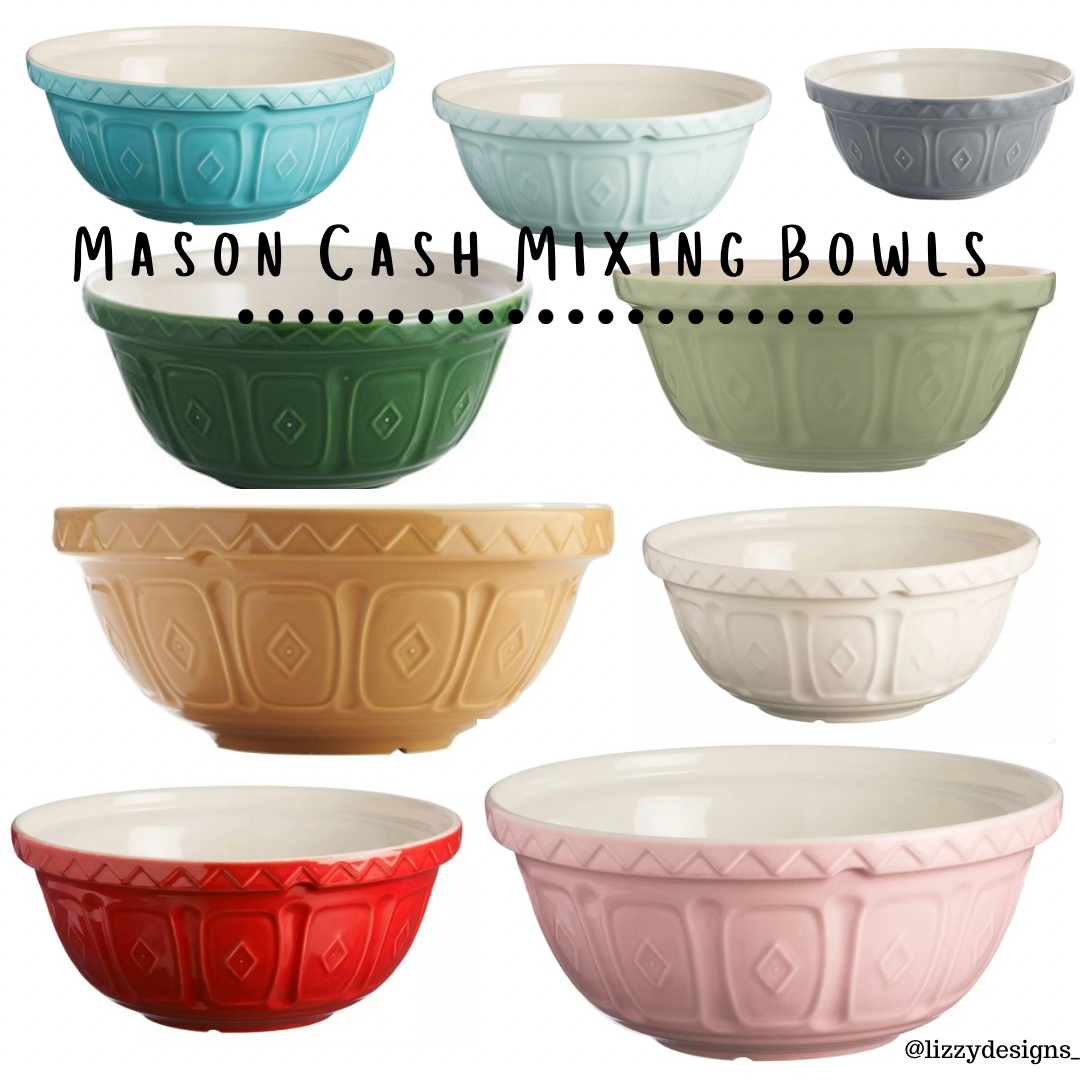 Mason Cash mixing bowls