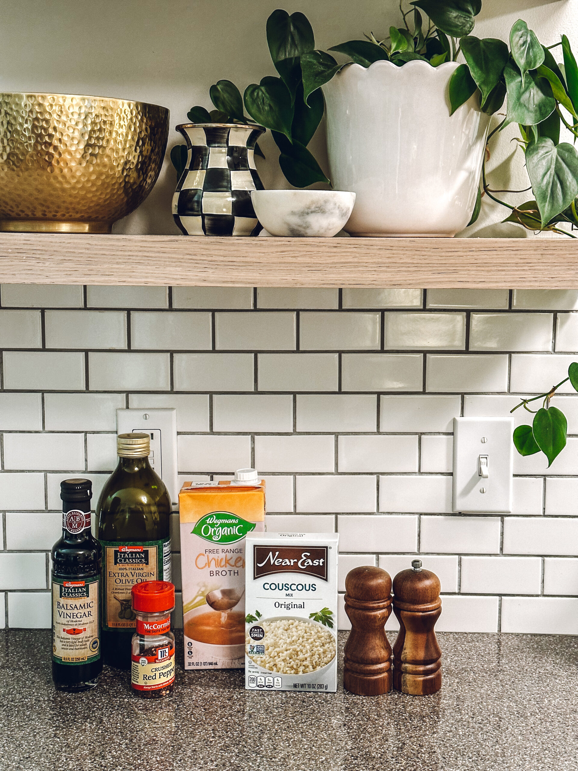 ingredients to make couscous salad