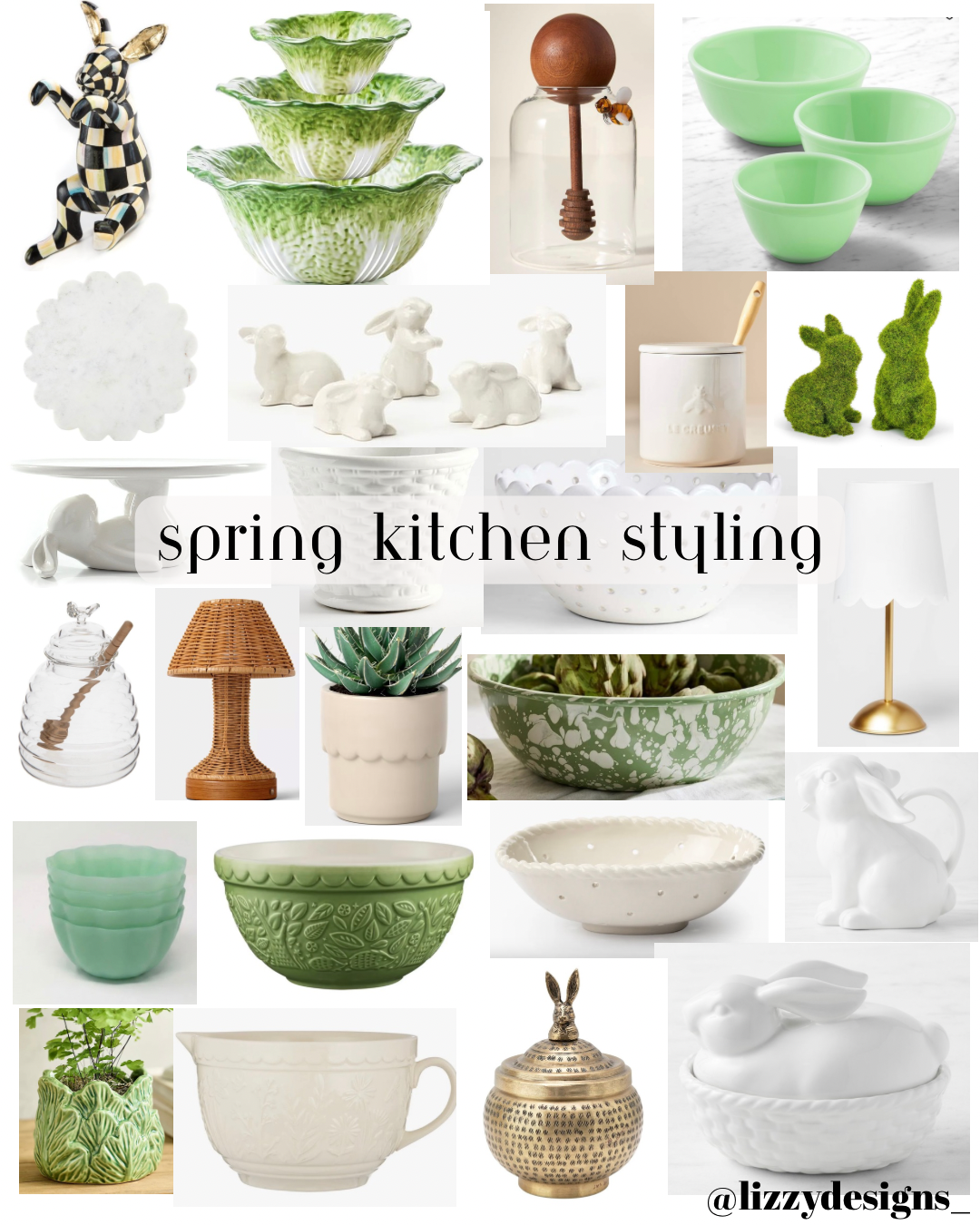 spring kitchen styling pieces